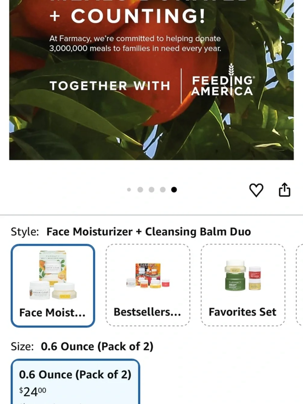 FARMACY $27.00 set • cleansing balm + ceramide moisturizer - Picture 8 of 8